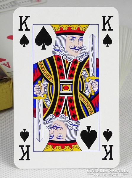 1O668 piatnik Hungarian heritage - munkácsy complete poker card in box