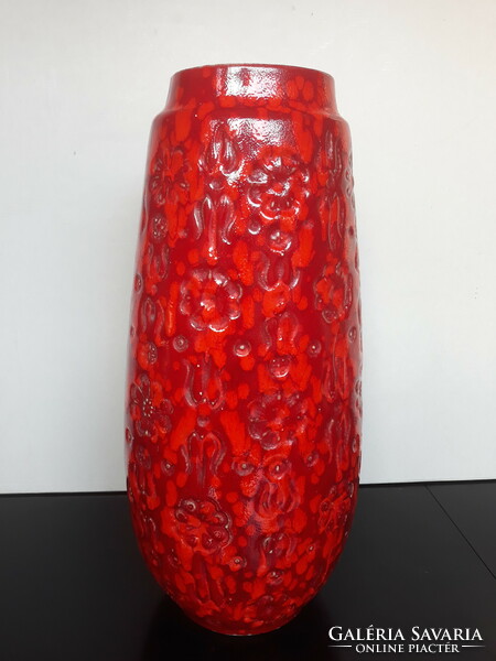 Scheurich ceramic floor vase from the 70s, 42 cm