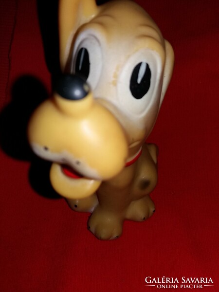 Antik Walt Disney Goofy kutya mese játék gumi figura 18 cm a képek szerint NAGYON RITKA