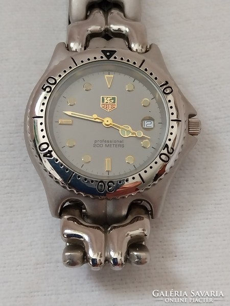 Men's watch with tag heuer inscription