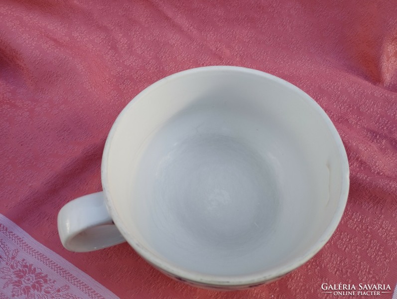 Immortelle mintás porcelán egy füles nagy méretű csésze