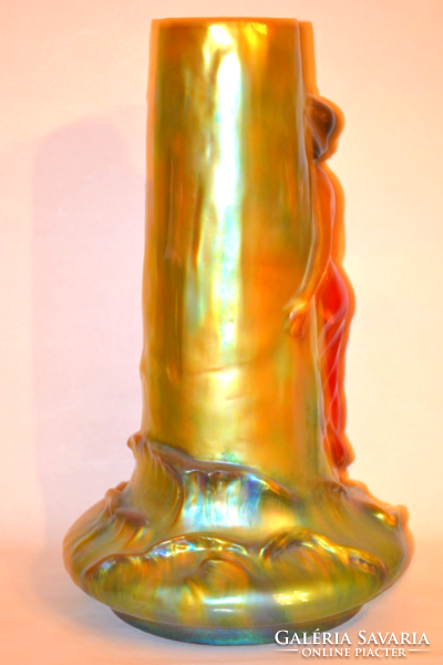 Zsolnay vase Art Nouveau style 46 cm