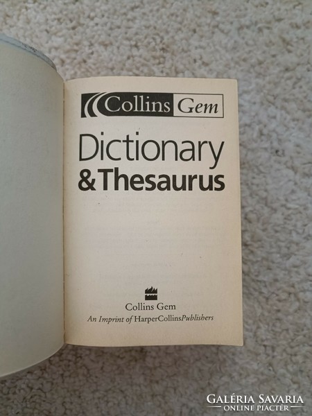 Dictionary & Thesaurus, Collins Gem