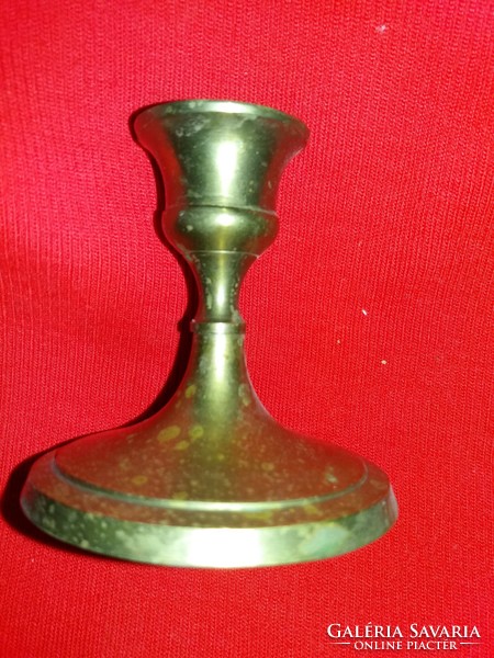 Old copper single flame candle holder in very nice condition according to the pictures 14 cm
