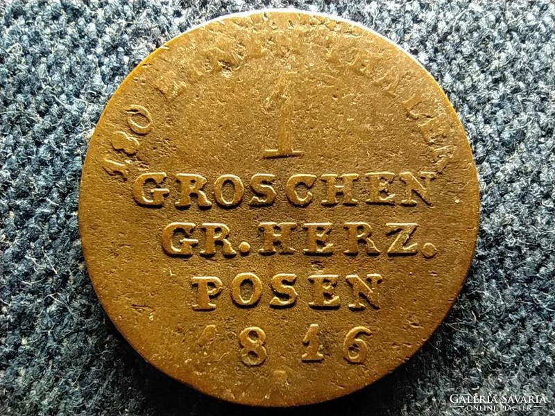 Poroszország III. Frigyes Vilmos (1797-1840) 1 groschen 1816 ? (id58410)