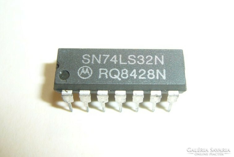 Antik vintage elektronika SN74LS32N TTL Quad 2-input positive-OR gates TTL IC Motorola