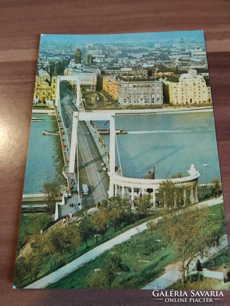 Budapest, Kilátás a Gellérthegyről, postatiszta