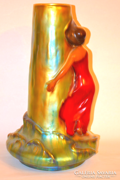 Zsolnay vase Art Nouveau style 46 cm