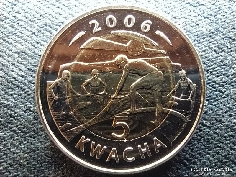 Malawi Köztársaság (1966- ) 5 kwacha 2006 UNC FORGALMI SORBÓL (id70149)