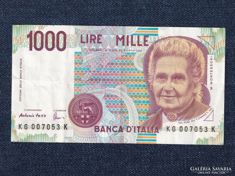 Olaszország 1000 Líra bankjegy 1990  (id80447)