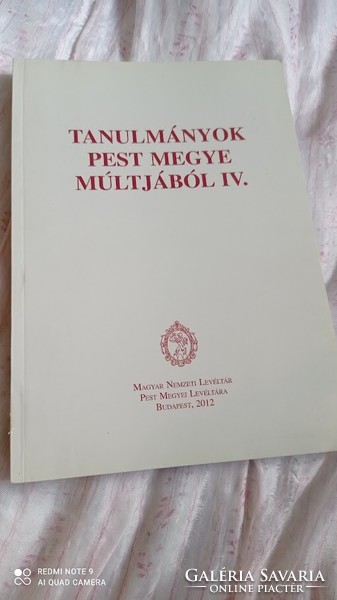 History book: studies from the past of Pest county iv.