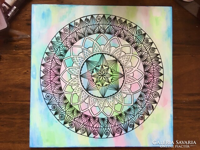 Mandala painting