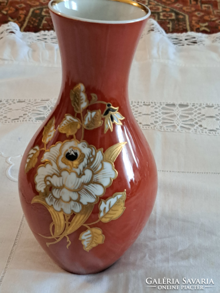 Antique German porcelain vase/wagner & apel