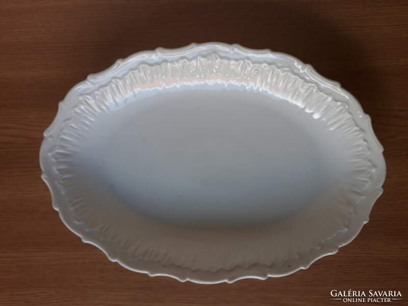 Beautiful antique porcelain white steak bowl