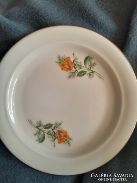Kahla yellow rose 11 cm plate
