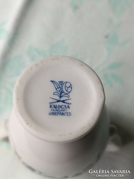 Kalocsa porcelain small goblet (9 cm)