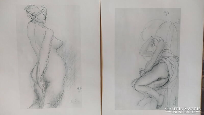 Rodin 1933. 1. Edition 30 pcs. Female nude in sketch folder