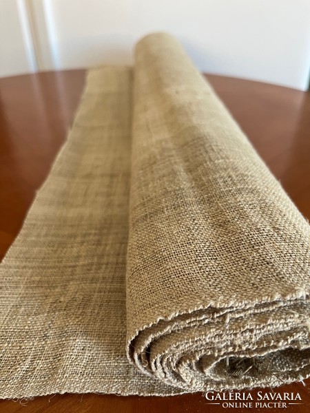 Old burlap material, 2 meters long, 55 cm wide roll