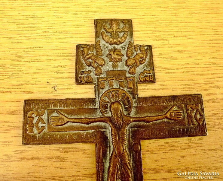 XIX. Századi  Ortodox bronz kereszt