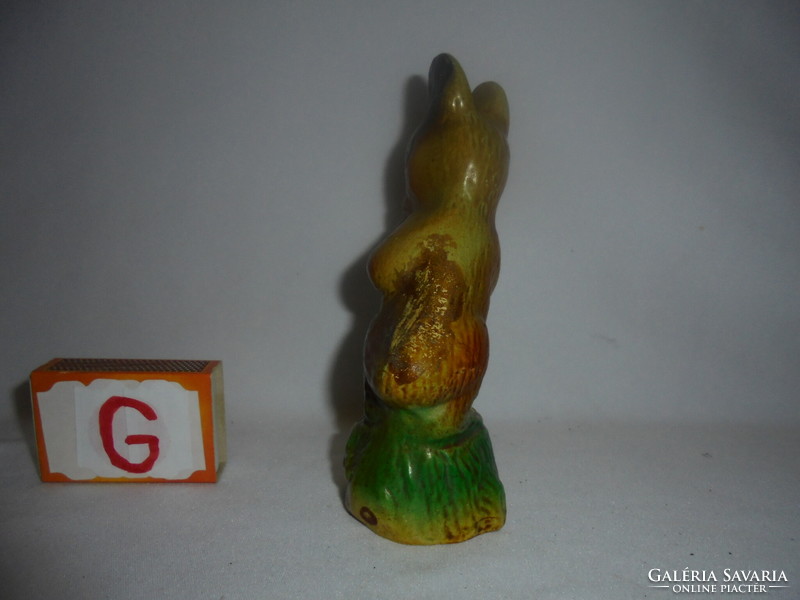 Retro plaster animal figure - anno farewell son - rabbit? Squirrel? Other? :)