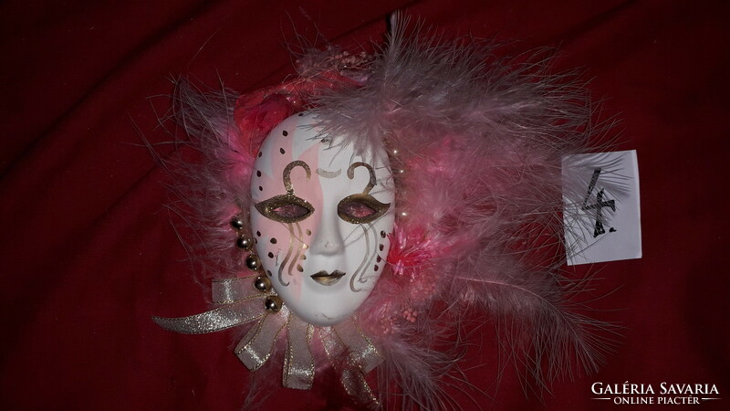 Fairytale Venice - carnival porcelain mask - wall decoration 13 x 13 cm according to the pictures 4.