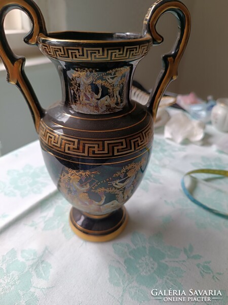 Görög kétfüles váza (22 cm)