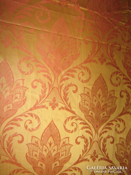 Beautiful vintage baroque pattern huge filigree silk tablecloth