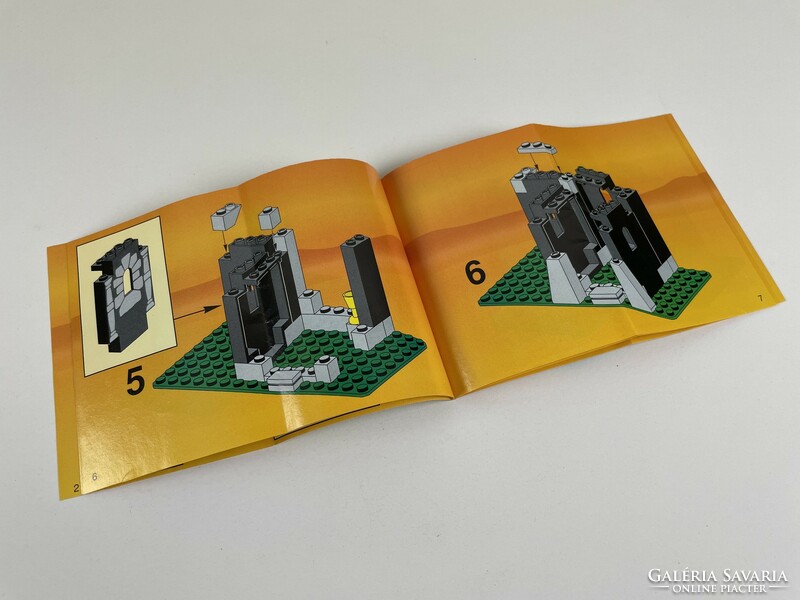 Lego 6036 castle - skeleton surprise - assembly instructions - booklet 1995