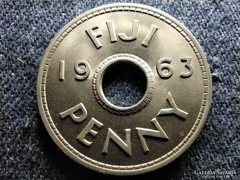 Fidzsi-szigetek II. Erzsébet 1 penny 1963  (id80110)