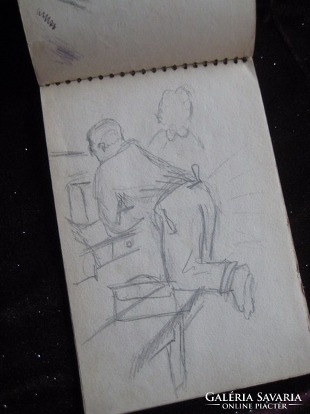 Sketches from the early 60s by a student with a skillful hand