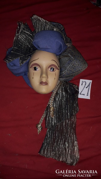 Fairytale lifelike large - Venice - carnival porcelain mask - wall decoration 37 x 21 cm according to the pictures 21.