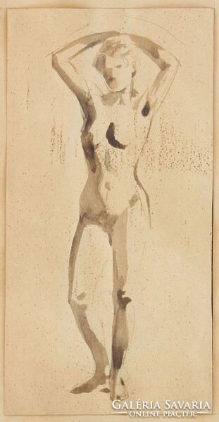 Berky: standing nude