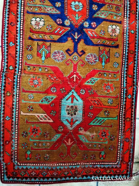 Csodálatos , antik , kaukázusi szőnyeg ,82 x 284 cm