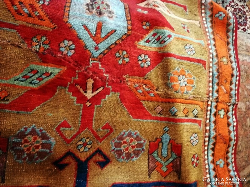 Csodálatos , antik , kaukázusi szőnyeg ,82 x 284 cm
