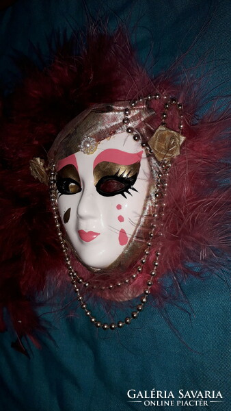 Fairytale Venice - carnival porcelain mask - wall decoration 18 x 18 cm according to the pictures 7.