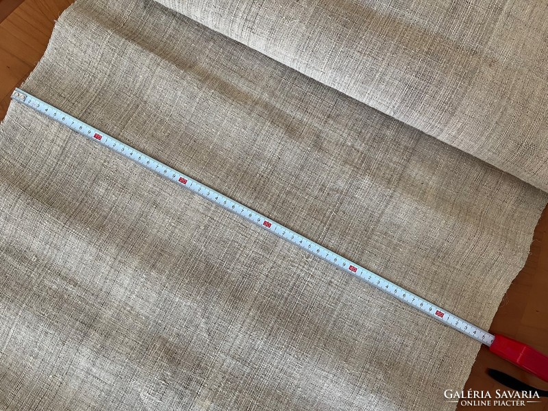 Old burlap material, 2 meters long, 55 cm wide roll