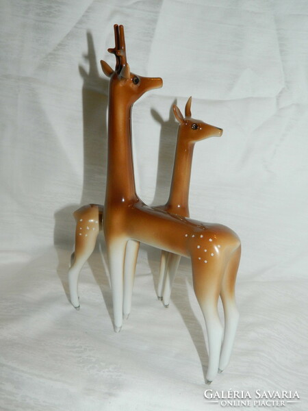 Ravenclaw art deco deer pair