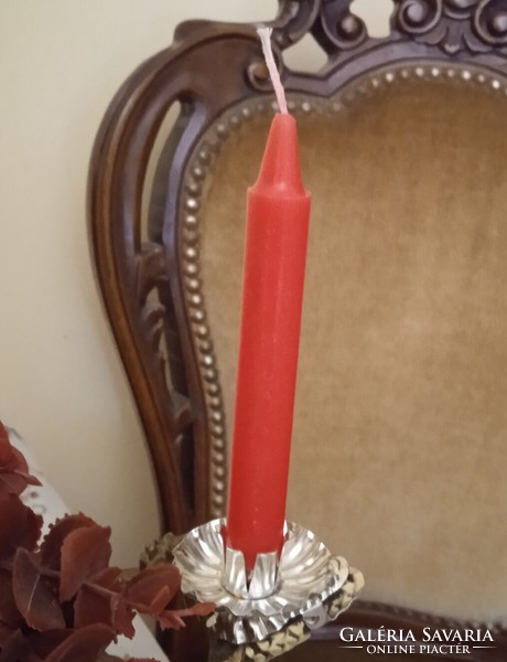 Metal Christmas tree ornament clip, candle holder