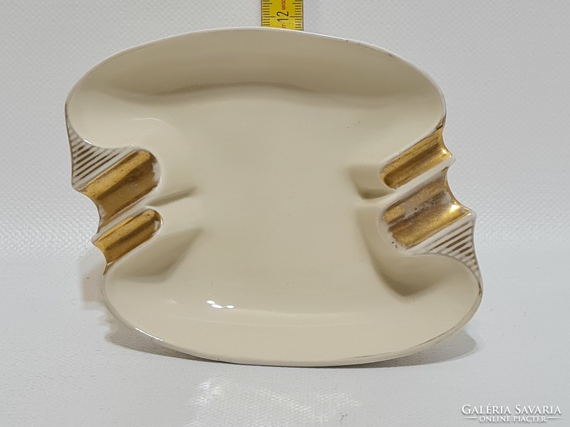 Drasche aranyozott porcelán hamutál (2772)
