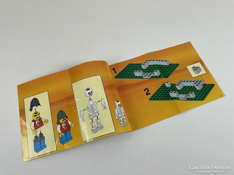 Lego 6036 castle - skeleton surprise - assembly instructions - booklet 1995