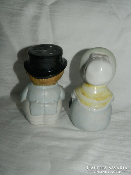 German porcelain figural spice holder