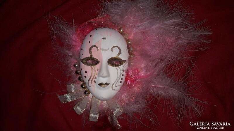 Fairytale Venice - carnival porcelain mask - wall decoration 13 x 13 cm according to the pictures 4.
