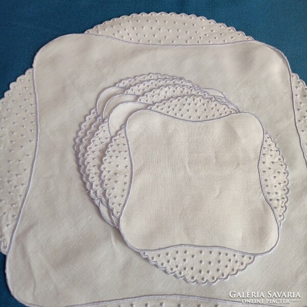 Placemat with 4 napkins
