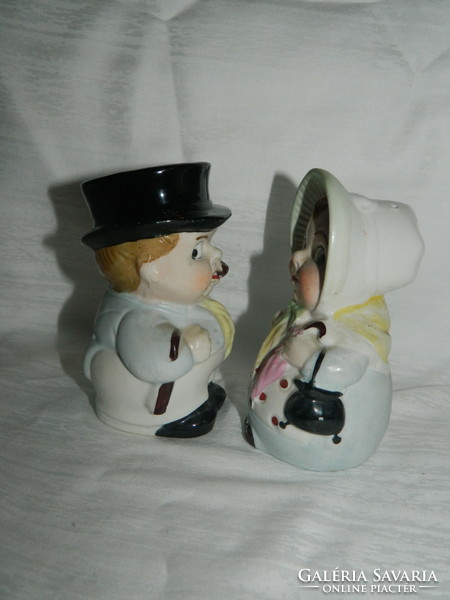 Német porcelán figurális fűszertartó