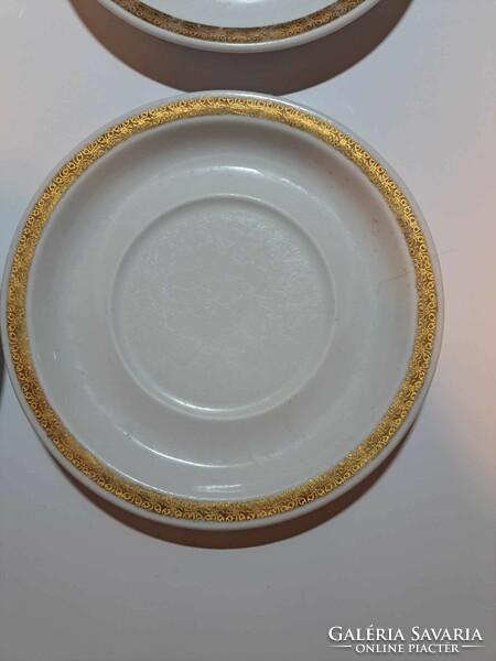 Retro Fali tányér + aranyszegélyű tányérok