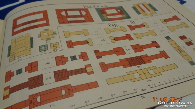 Richters bauvorlagen, the little architect's assistant book model toy catalog from the beginning of the last century