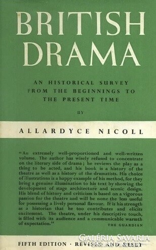 Classic book: history of British drama - british drama