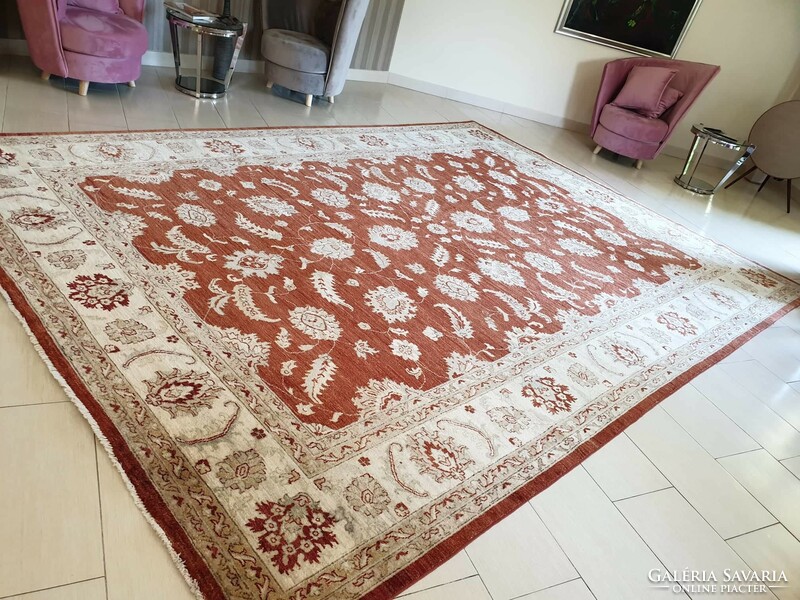 Dreamy afghan ziegler 305x430 cm hand-knotted twisted wool Persian rug mm183