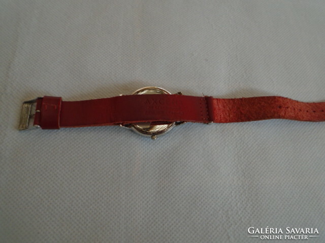 Original Scandinavian unixes wrist watch with genuine leather strap, rare, beautiful, clean piece, top quality Japanese work