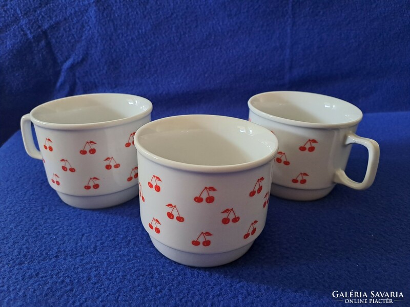 Flawless! Zsolnay cluster cherry / cherry pattern cup / mug